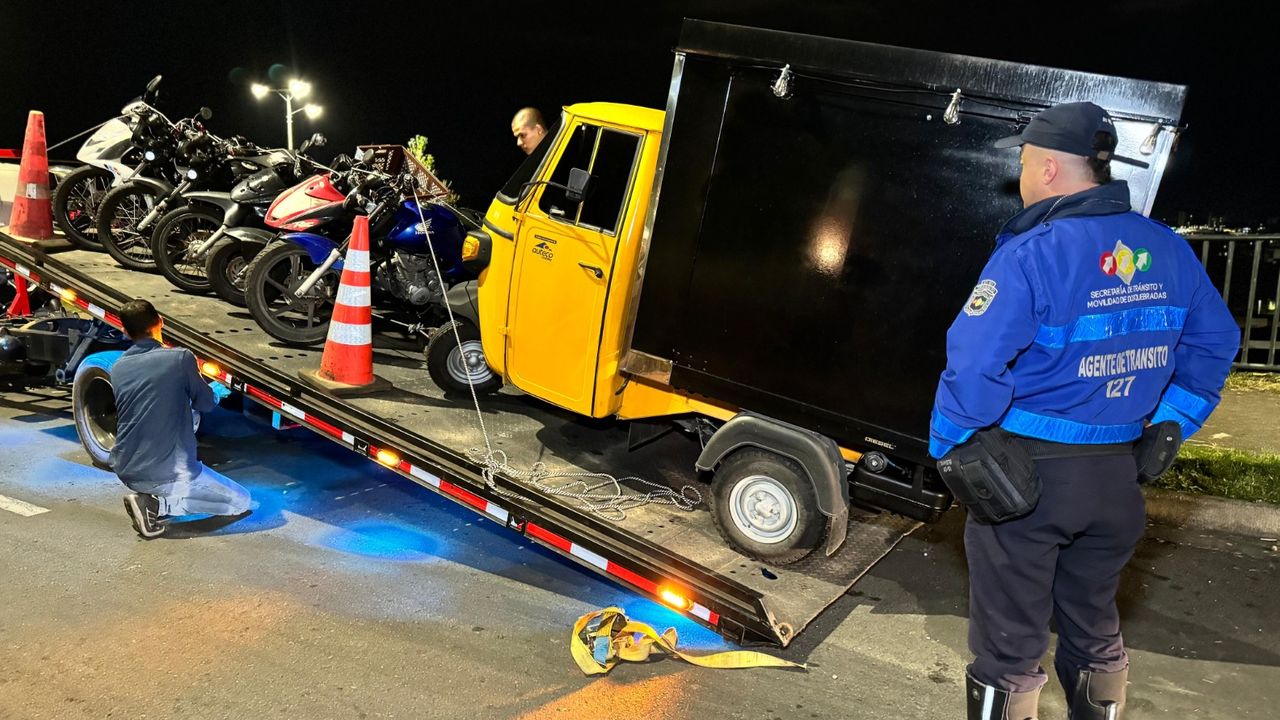 En Dosquebradas se inmovilizaron 100 vehículos por documentación incompleta 