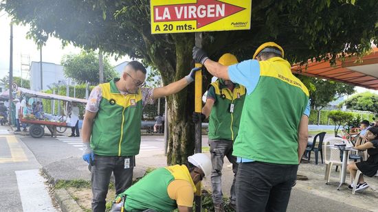 Operativos de publicidad exterior en Dosquebradas dejan más de 70 avisos desmontados en el primer semestre del 2025