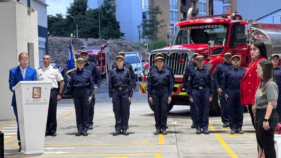 Dosquebradas formó 15 bomberos nuevos, 5 integrarán la planta Oficial